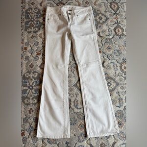 American Eagle white Original Boot Jeans 4R